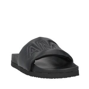 AMBUSH Women’s Leather Black Slide Sandals